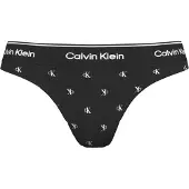 Calvin Klein Underwear String noir / blanc