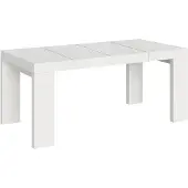 Itamoby Table Extensible Roxell Premium 140/244X90 Cm Frêne Blanc