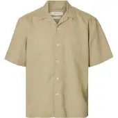 SELECTED MEN Chemise 'SLHClay' beige foncé