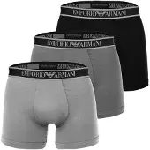 Emporio Armani Boxers gris clair / noir