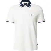 Armani Exchange T-Shirt bleu marine / blanc