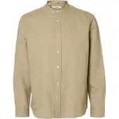 Selected Chemise 'SLHClay' beige foncé