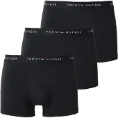 Tommy Hilfiger Boxer Trunk Microfibre Pack de 3 Noir