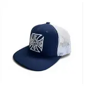 West Coast Choppers Og Cross Flatbill Cap Bleu