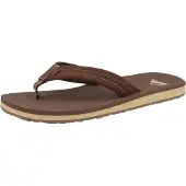 Quiksilver Tongs CARVER NUBUCK hommes - Marron - 42