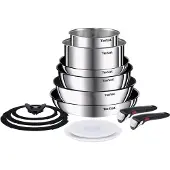 Tefal set posuđa 13 komada L897SD74, Poêle + casserole, Argent