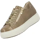 Rieker Damen Plateau Sneaker Braun