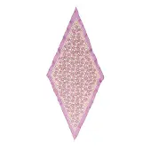 Coach Foulard violet clair / poudre / blanc