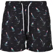 Urban Classics Shorts de bain bleu / vert / rouge clair / noir / blanc