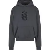 Upscale By Mister Tee Sweat-shirt 'Teamdream' gris foncé / noir