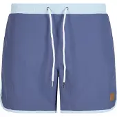Urban Classics Shorts de bain bleu marine / bleu clair