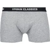 Urban Classics Boxers gris clair / vert foncé / noir / blanc