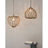 Lyora Suspension en bois Adana Ø 35cm