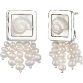 Haze&Glory Boucles d'oreilles 'Ocean' argent