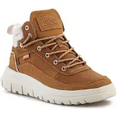 Palladium Bottines à lacets 'Palla' marron / blanc