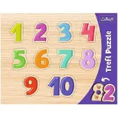 Trefl Planche à découper/ puzzle chiffres 37x29cm