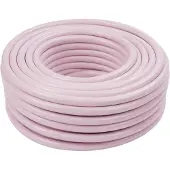 Relaxdays Tuyau d'arrosage , 20 m, tuyau d'arrosage universel 1/2", résistant aux UV et aux intempéries, tuyau d'arrosage en tissu, PP, rose