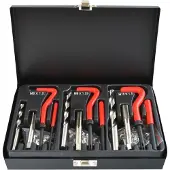 GEKO Kit de réparation de filets M6-M10, 88pcs G02789