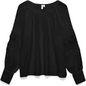 Vero Moda Indira Long Sleeve Blouse Noir XS Femme
