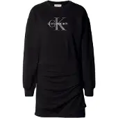 Calvin Klein Jeans Robe gris / noir / blanc
