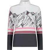 CMP 33l0956 Long Sleeve T-shirt Blanc,Gris S Femme
