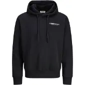 JJ REBEL Sweat-shirt 'JREBZACK' noir / blanc