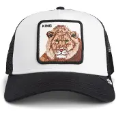 GOORIN BROS. Casquette 'King' beige / écru / marron / noir