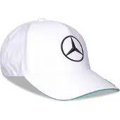 Adidas mercedes Unisexe - Casquettes, Blanc - Taille S/M - Poly (Polyester)