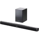 Sharp HTSB110 Barre de son 2.0 90W (USB, Bluetooth, HDMI, optique, entrée AUX (3,5mm), noir