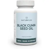 Naturecan Huile de Nigelle Pure (Huile de Cumin Noir)