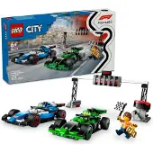 LEGO City F1 grille de départ avec les voitures de course VCARB et Sauber, Jeu de construction, 6 ans, Plastique, 313 pièces, 490 g
