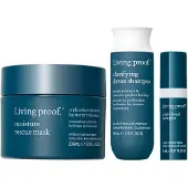 Living Proof Full Shampoo & Conditioner + Moisture Rescue Mask for Lightweight Hair Hydration & Volume