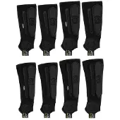 REKD Energy Covert Ankle + Shin Guards Noir S-M