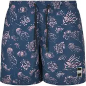 Urban Classics Shorts de bain marine / rose