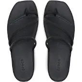 Crocs Tongs Miami Toe Loop Sandal femmes - Noir - 41 / 42