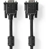 Nedis Câble VGA VGA Male VGA Male Nickelé Résolution maximale : -