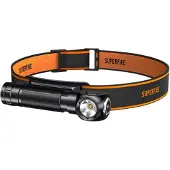 Superfire 2 In 1 Th04 600lm Usb-c Headlamp Orange