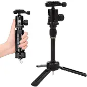 Sirui AM-35K mini tripod with ball head and center column, black (Métal), Trépied, Noir