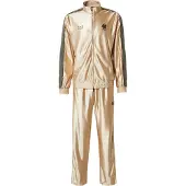 EA7 pour homme. 7M001613_AF21688 Survêtement Soccer doré (L), Casuel, Polyester, Manche longue