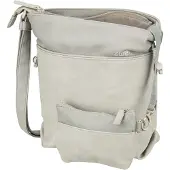 Zwei Sac à bandoulière 'Jana J100' gris