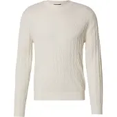 Armani Exchange Pull-over blanc cassé