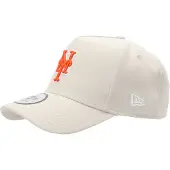 New Era Casquette 'Gorra beige ny mets outline script eframe neymet' beige