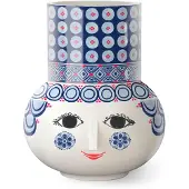 Bjørn Wiinblad Olga-20 Cm Ceramic Vase Bleu