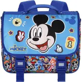 Disney Mickey Mouse Blissy Cartable 2.0 Backpack Bleu,Multicolore Enfants