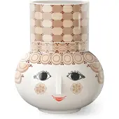 Bjørn Wiinblad Olga-h35 Cm Ceramic Vase Beige