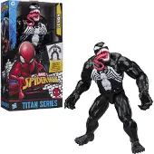 Hasbro Figurine Venom Deluxe 30 cm, Série Titan, Jouet de super-héros pour enfants, Marvel Spider-Man, À partir de 4 ans