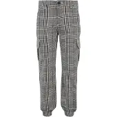 Urban Classics Pantalon gris / noir / blanc