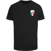 Mister tee T-Shirt 'Azurro Italia' or / vert / noir / blanc
