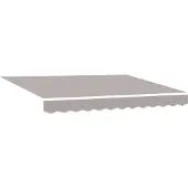 vidaXL Cadre d'auvent gris clair 300 x 250 cm