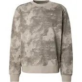 G-Star pour homme. D29294-E209-J183 Sweatshirt à imprimé allover kaki (S), Marron, Casuel, Vert, Coton